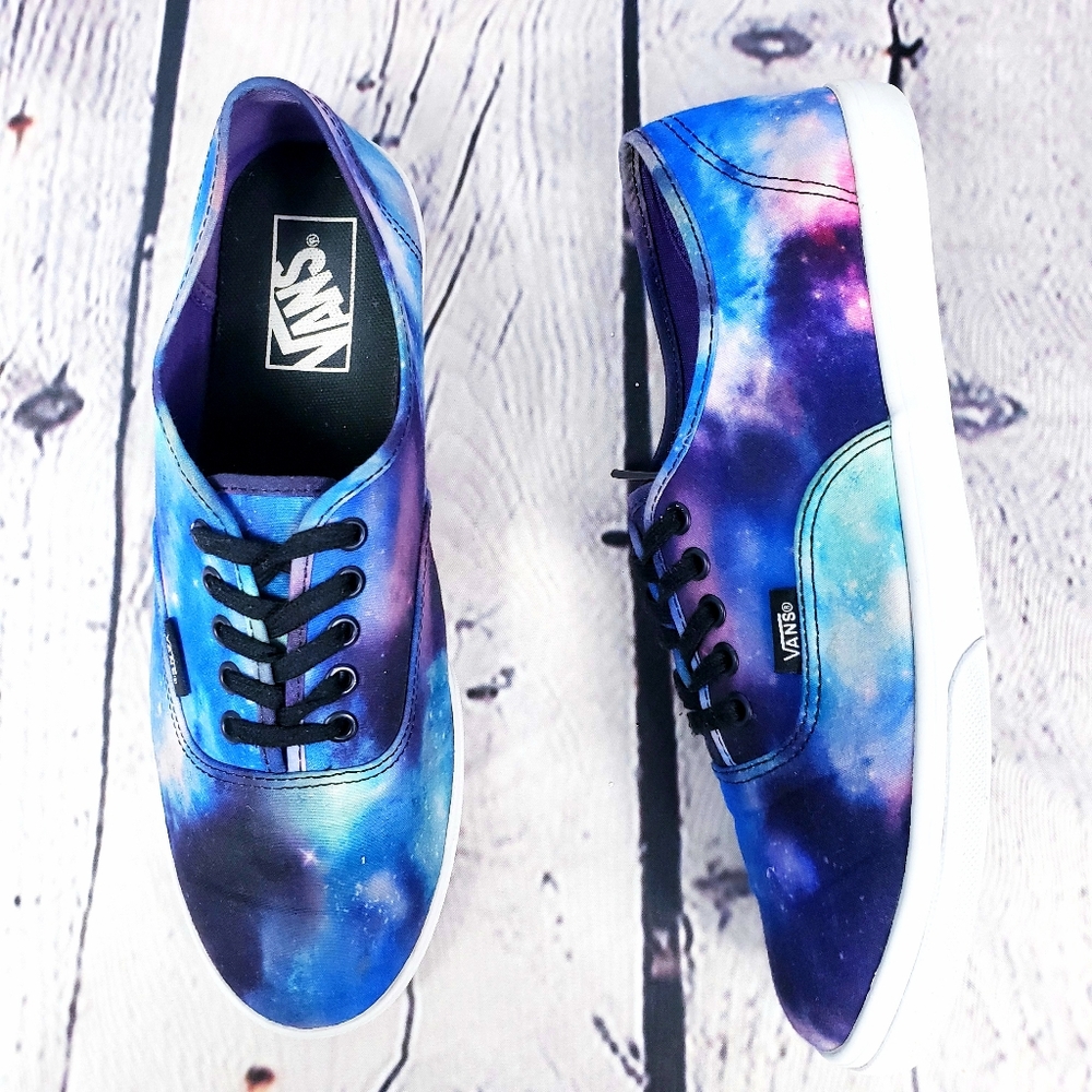 Vans Galaxy Low Pros Blue Purple Size 8.5